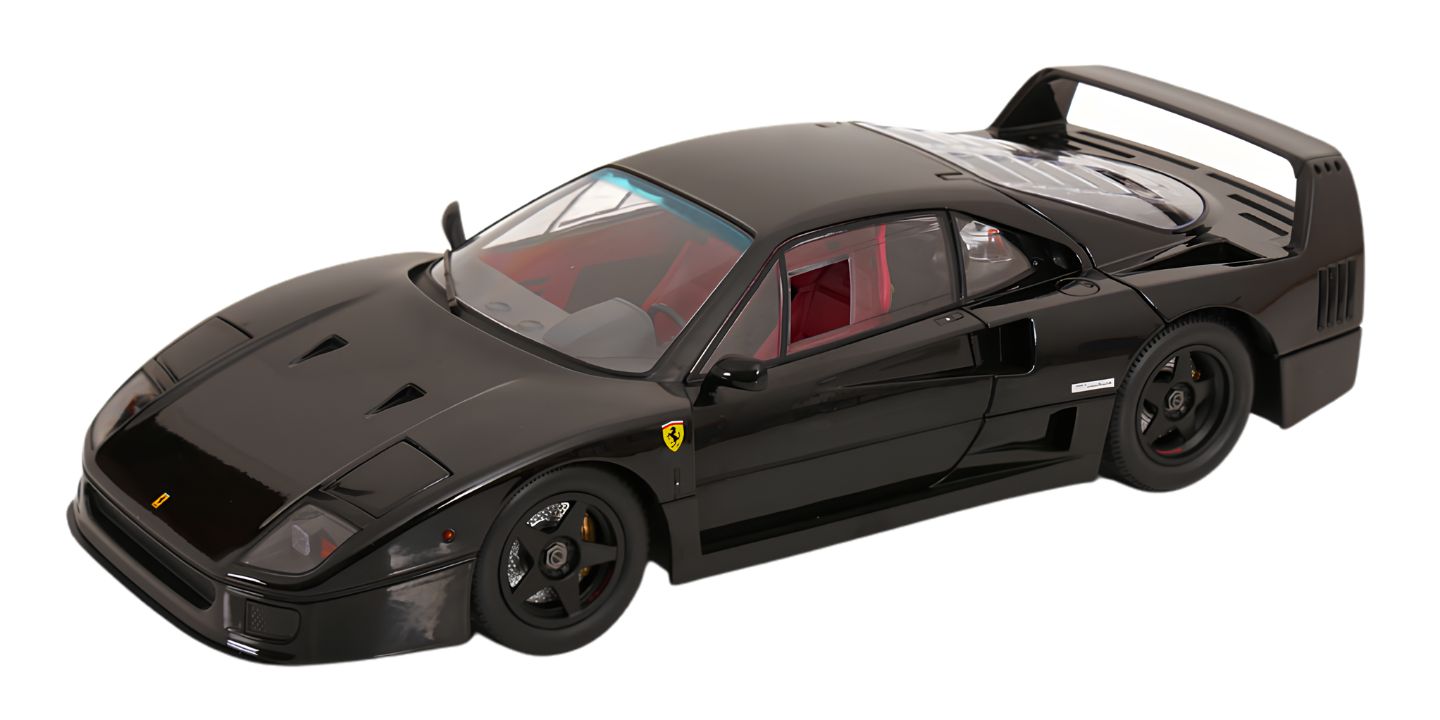 Ferrari F40 Lightweight Black 1990 DS Modellismo Ferrari F40 Lightweight Black scala 1/12