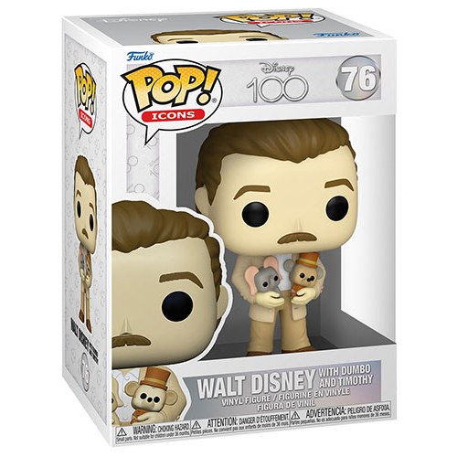 Funko POP Disney 100th Walt Disney w/Dumbo and Timothy 76 DS Modellismo Funko POP Disney 100th Walt Disney w/Dumbo and Timothy 76