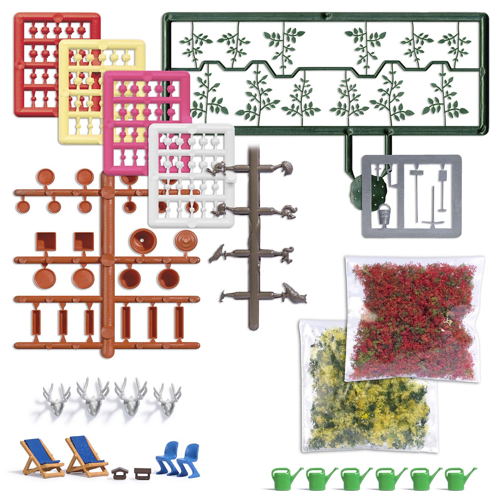 Set da Balcone Scala H0 DS Modellismo Set da Balcone scala H0 Busch