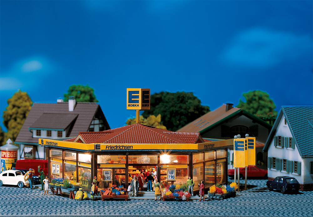 Supermercato Edeka di Friedrichsen Scala N DS Modellismo Supermercato Edeka di Friedrichsen scala N