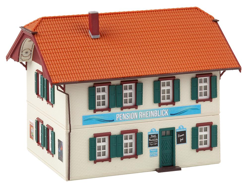 Pensione Rheinblick Scala H0 DS Modellismo Pensione Rheinblick scala H0 Faller