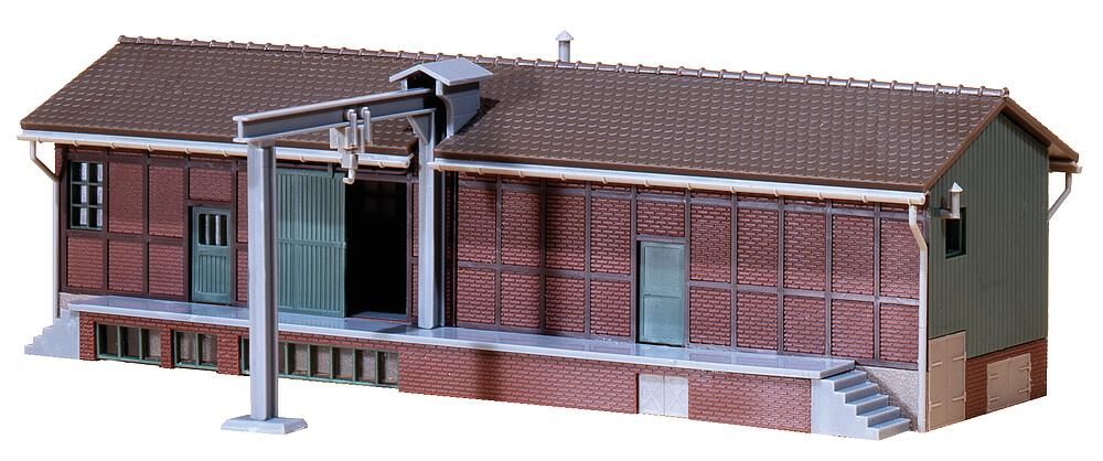 Capannone di stoccaggio Scala H0 DS Modellismo Capannone di stoccaggio scala H0 Faller