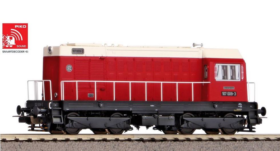 Locomotiva Diesel/Sound Gruppo 107 DR Epoca IV Scala H0 DS Modellismo Locomotiva Diesel/Sound Gruppo 107 scala H0