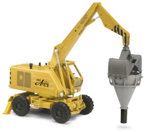 Escavatore T174-2 tramoggia scala H0 Busch