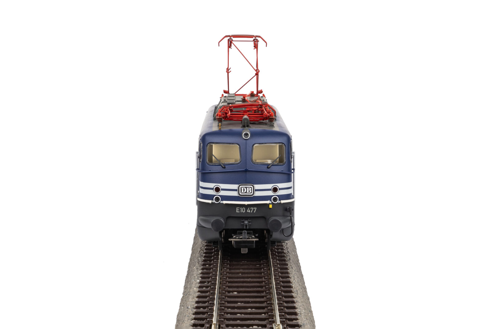 Locomotiva Elettrica / Sound E10 477 con strisce di segnalazione DB Epoca III - Versione C.A. Scala H0 DS Modellismo Locomotiva Elettrica / Sound E10 scala H0