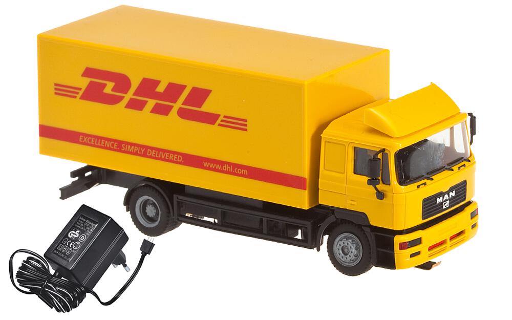 Car System Start-Set Autocarro DHL Scala H0 DS Modellismo Car System Start-Set Autocarro DHL scala H0