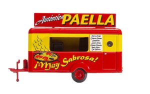 Carrello per la Vendita di Paella scala H0