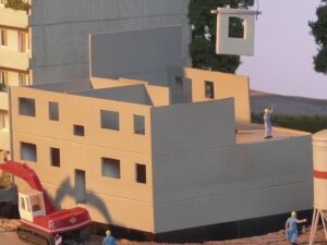 Condominio prefabbricato WBS70 scala H0