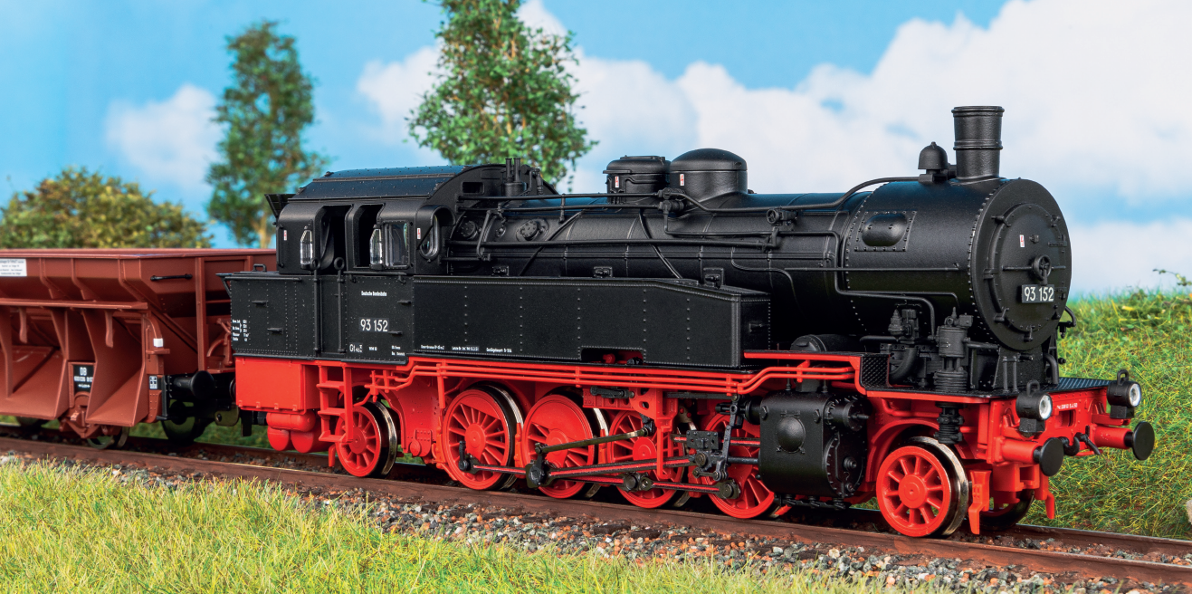 Locomotiva a vapore BR 93.0 DB Epoca III Scala H0 DS Modellismo Locomotiva a vapore BR 93.0 DB scala H0 - vista 6