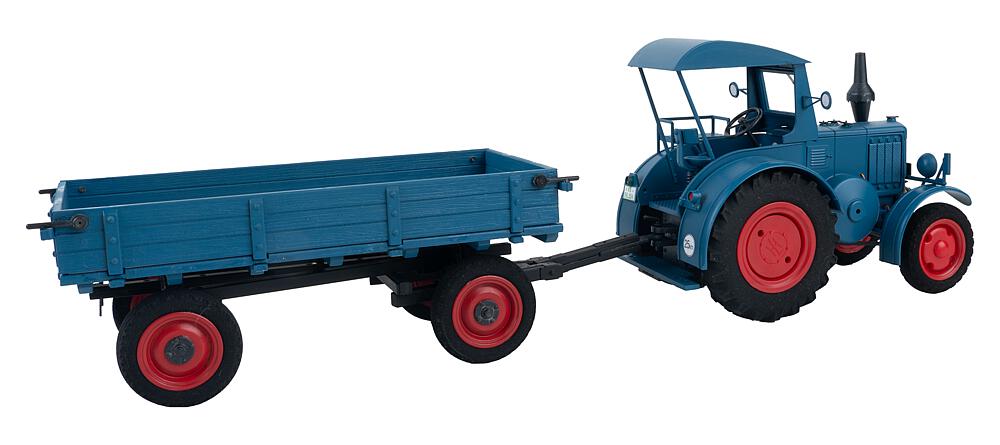 Lanz Bulldog con rimorchio Scala G DS Modellismo Lanz Bulldog rimorchio scala G Faller