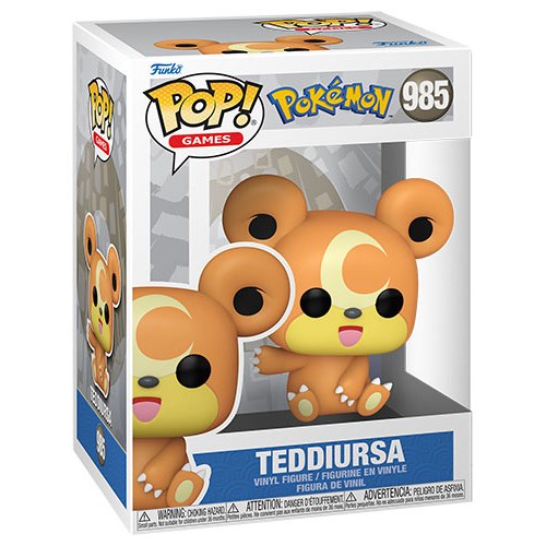 FUNKO POP Pokemon Teddiursa 985 DS Modellismo FUNKO POP Pokemon Teddiursa 985