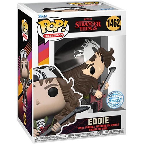 Funko POP Stranger Things S4 Eddie w/Guitar 1462 DS Modellismo Funko POP Stranger Things S4 Eddie w/Guitar 1462