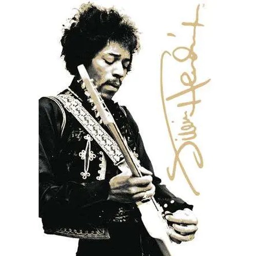 Insegna Jimi Hendrix B&w Tin Sign DS Modellismo Insegna Jimi Hendrix B&w Tin Sign