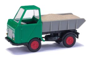 Multicar M22 carico di ghiaia scala H0 Busch