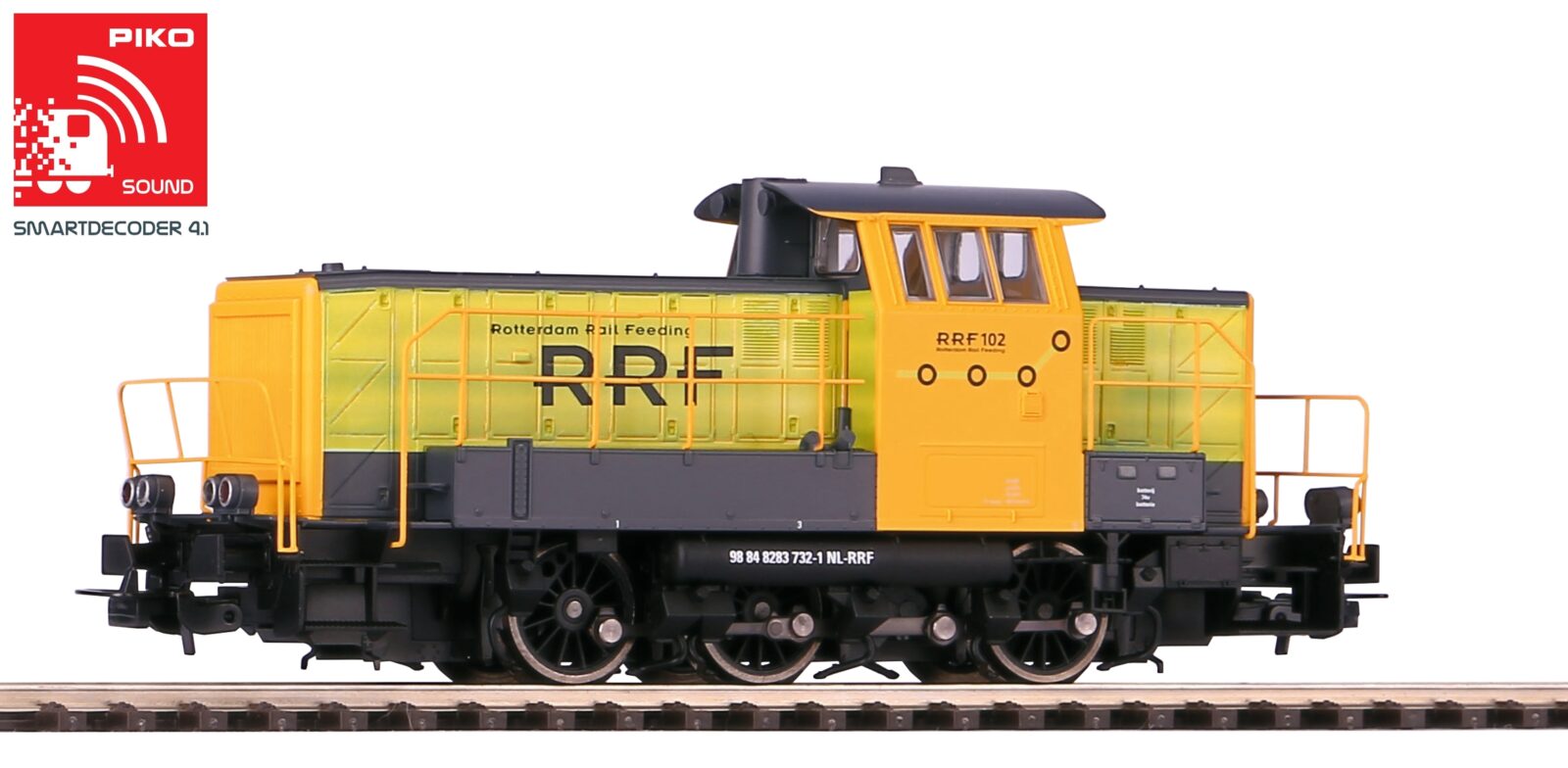 Locomotiva diesel 102 RRF Epoca VI, Corrente alternata con decoder digitale Scala H0 DS Modellismo Locomotiva diesel 102 RRF Epoca VI, scala H0