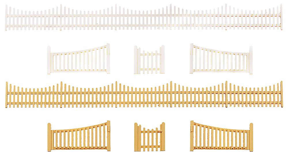 Recinzione da giardino con cancello - 540 mm Scala N DS Modellismo Recinzione da giardino cancello 540 scala N
