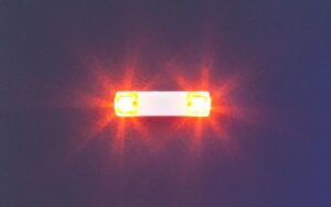 Luci lampeggianti 13,5 mm Arancione scala H0
