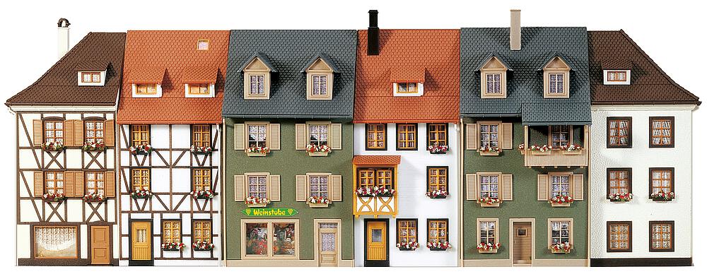 6 case di accoglienza Scala H0 DS Modellismo 6 case di accoglienza scala H0 Faller