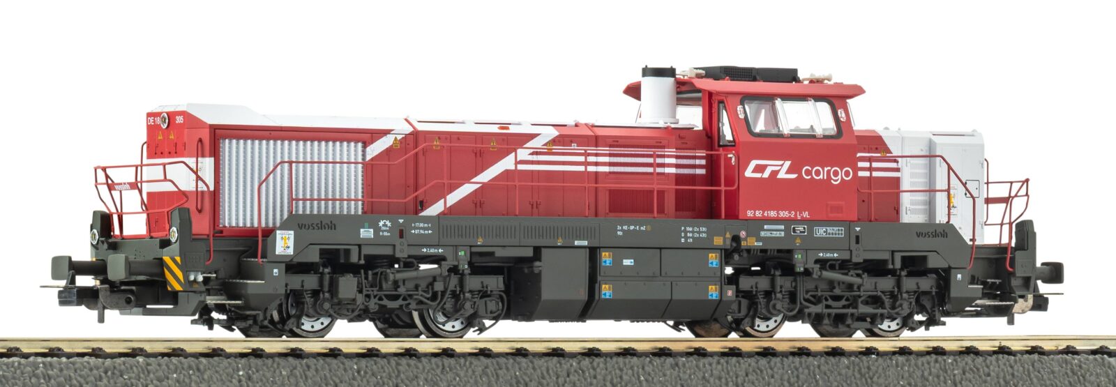 Locomotiva Diesel DE18 CFL Epoca VI Scala H0 DS Modellismo Locomotiva Diesel DE18 CFL Epoca VI scala H0