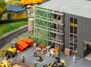 Set di attrezzature da cantiere scala H0