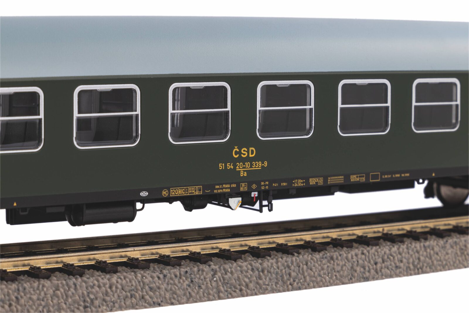 Carrozze passeggeri Y-Wagen 2a classe CSD Epoca IV Scala H0 DS Modellismo Carrozze passeggeri Y-Wagen 2a scala H0 - vista 3