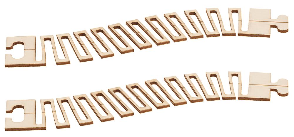 Laser-Street Strada flessibile (2 pezzi) Scala N DS Modellismo Laser-Street Strada flessibile scala N