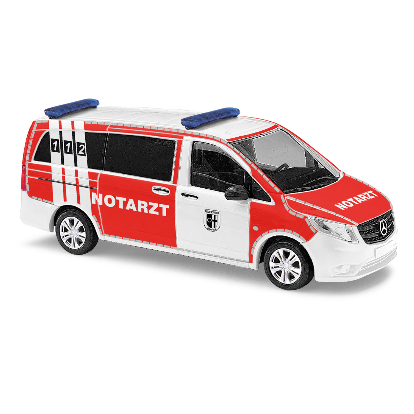 MB Vito, vigili del fuoco Datteln Scala H0 DS Modellismo MB Vito, vigili del fuoco Datteln scala H0