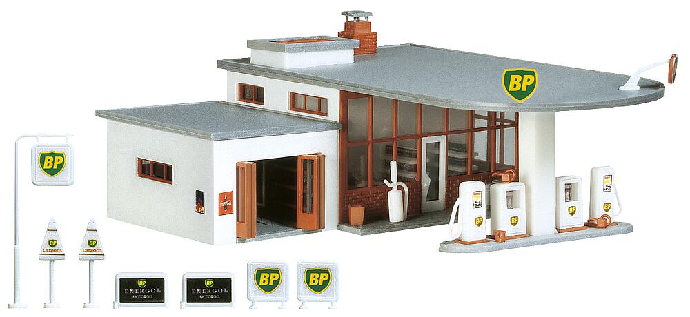 Stazione di servizio BP Scala N DS Modellismo Stazione di servizio BP scala N Faller