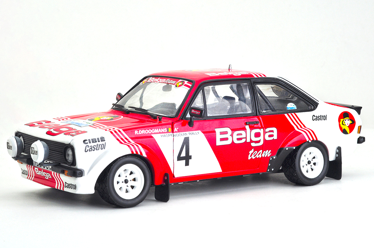 Ford Escort RS1800 MKII - #3 R.Droogmans /R.Joosten - 4th Lotto Haspengouw Rally 1981 DS Modellismo Ford Escort RS1800 MKII #3 scala 1:18