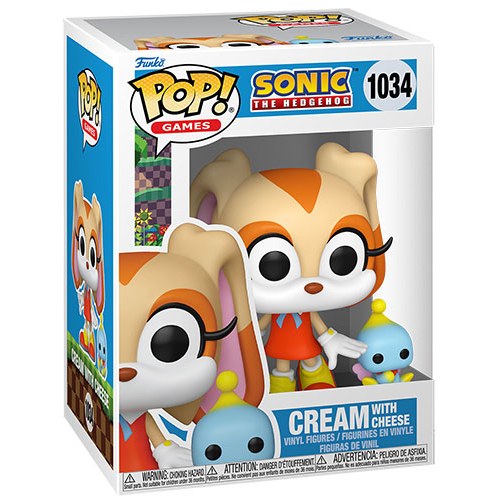 FUNKO POP Sonic the Hedgehog Cream w/Cheese 1034 DS Modellismo FUNKO POP Sonic the Hedgehog Cream w/Cheese 1034