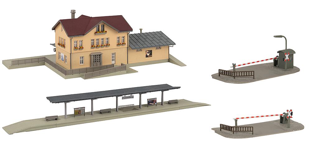 Set promozionale della stazione di Dennenberg Scala N DS Modellismo Set promozionale della stazione scala N