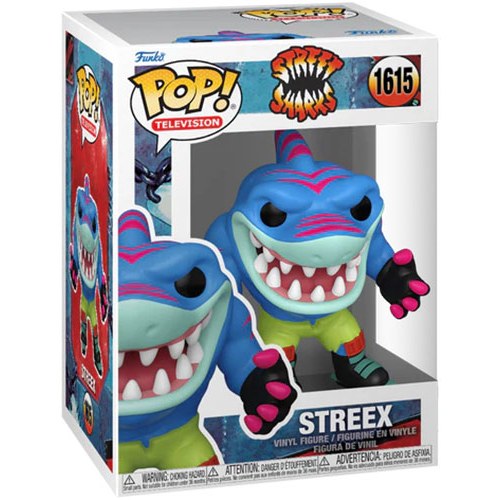 Funko POP Street Sharks Streex 1615 DS Modellismo Funko POP Street Sharks Streex 1615