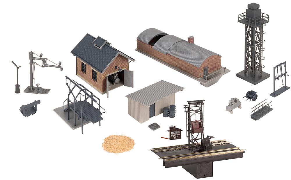 Set attrezzature per manutenzione ferroviaria Scala H0 DS Modellismo Set attrezzature per manutenzione scala H0