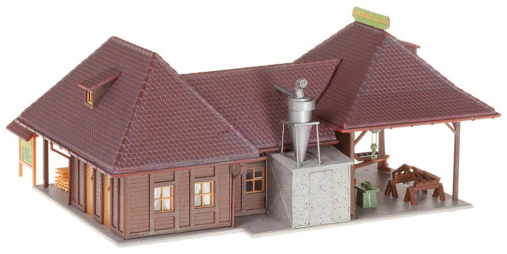 Officina di Carpenteria Scala H0 DS Modellismo Officina di Carpenteria scala H0 Faller