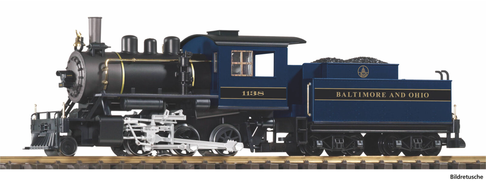 Locomotiva a Vapore con Tender "Mini-Mogul" B&O Scala G DS Modellismo Locomotiva a Vapore Tender scala G