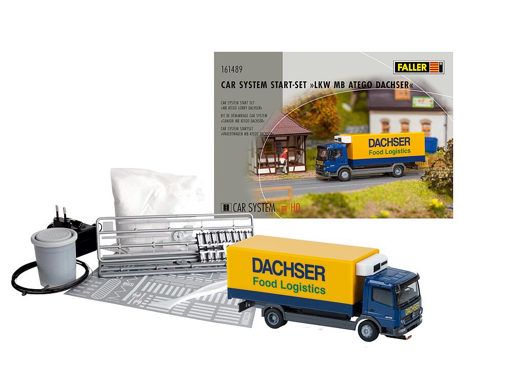 Car System Start-Set Autocarro MB Atego Dachser Scala H0 DS Modellismo Car System Start-Set Autocarro MB scala H0