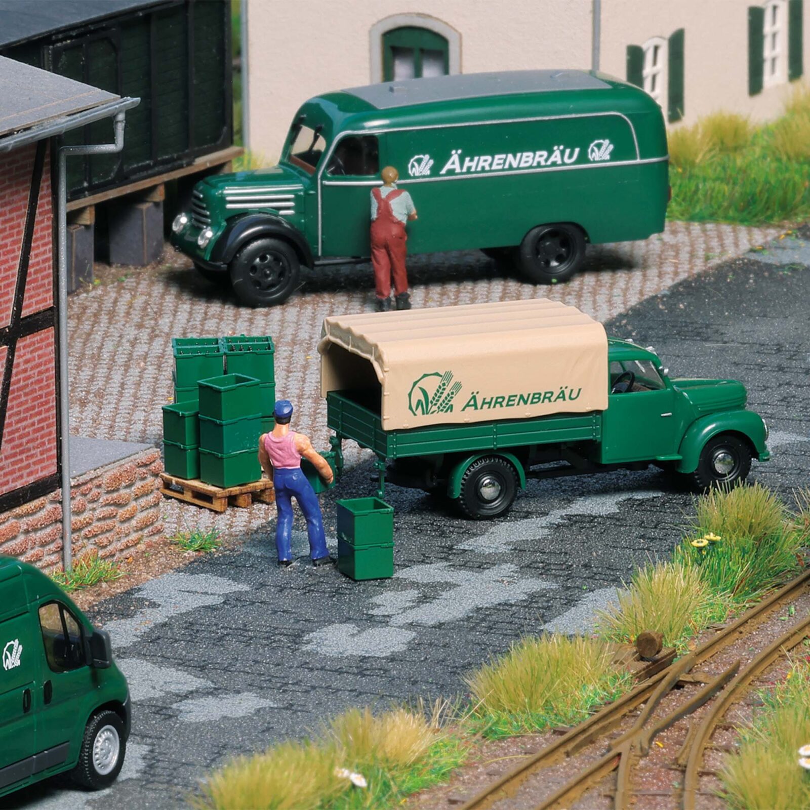 Framo / Pritsche - Ährenbräu Scala H0 DS Modellismo Framo / Pritsche Ährenbräu scala H0 Busch