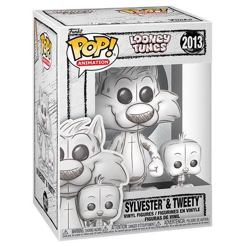FUNKO POP Looney Tunes Sylvester & Tweety (Sketched) 2013 DS Modellismo FUNKO POP Looney Tunes Sylvester & Tweety (Sketched) 2013