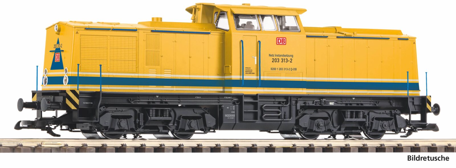 Locomotiva Diesel / Sound BR 203 DB "Netz" Epoca V Scala G DS Modellismo Locomotiva Diesel / Sound BR 203 DB scala G