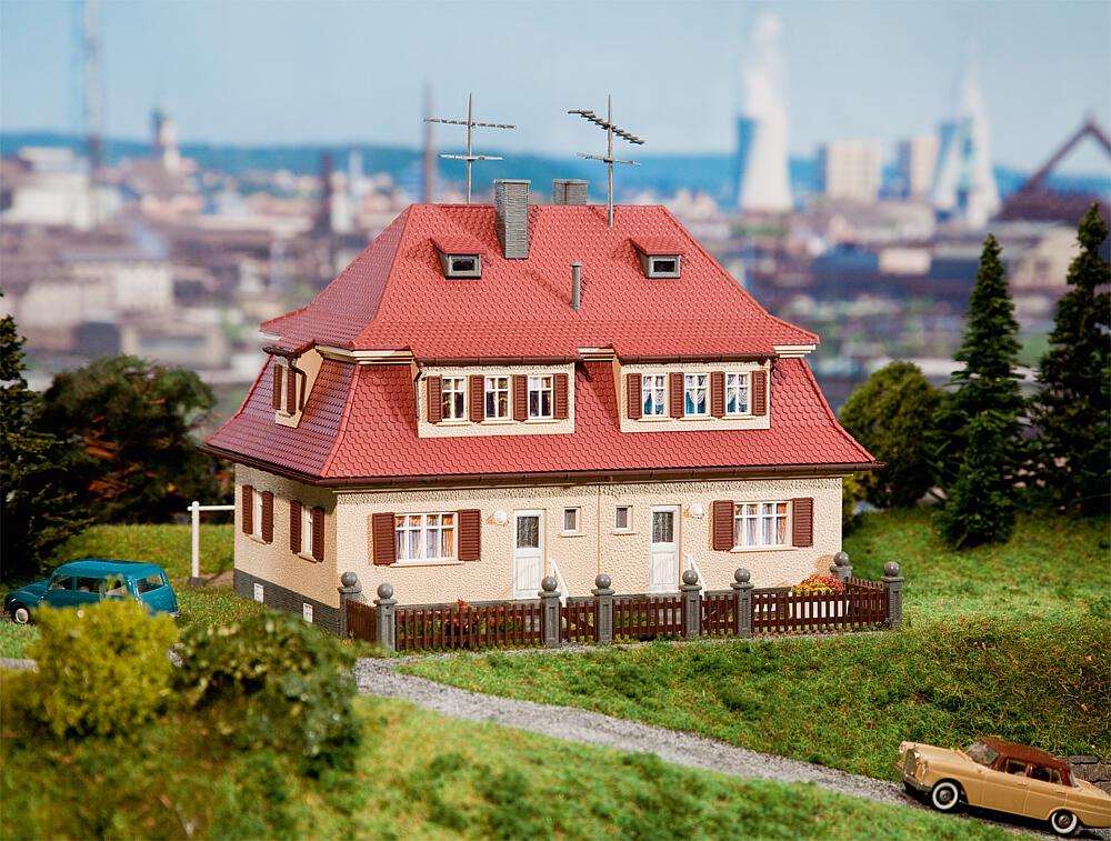 Casa bifamiliare Scala H0 DS Modellismo Casa bifamiliare scala H0 Faller