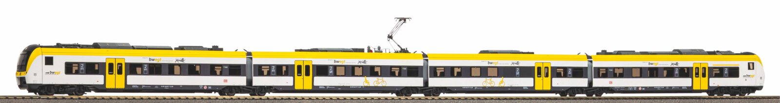 Elettrotreno 4 pezzi BR 442 "Talent 2 Bwegt" DB AG Epoca VI Scala H0 DS Modellismo Elettrotreno 4 pezzi BR 442 "Talent scala H0