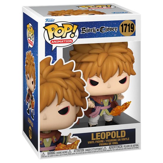 Funko POP Black Clover Leopold Vermillion 1719 DS Modellismo Funko POP Black Clover Leopold Vermillion 1719