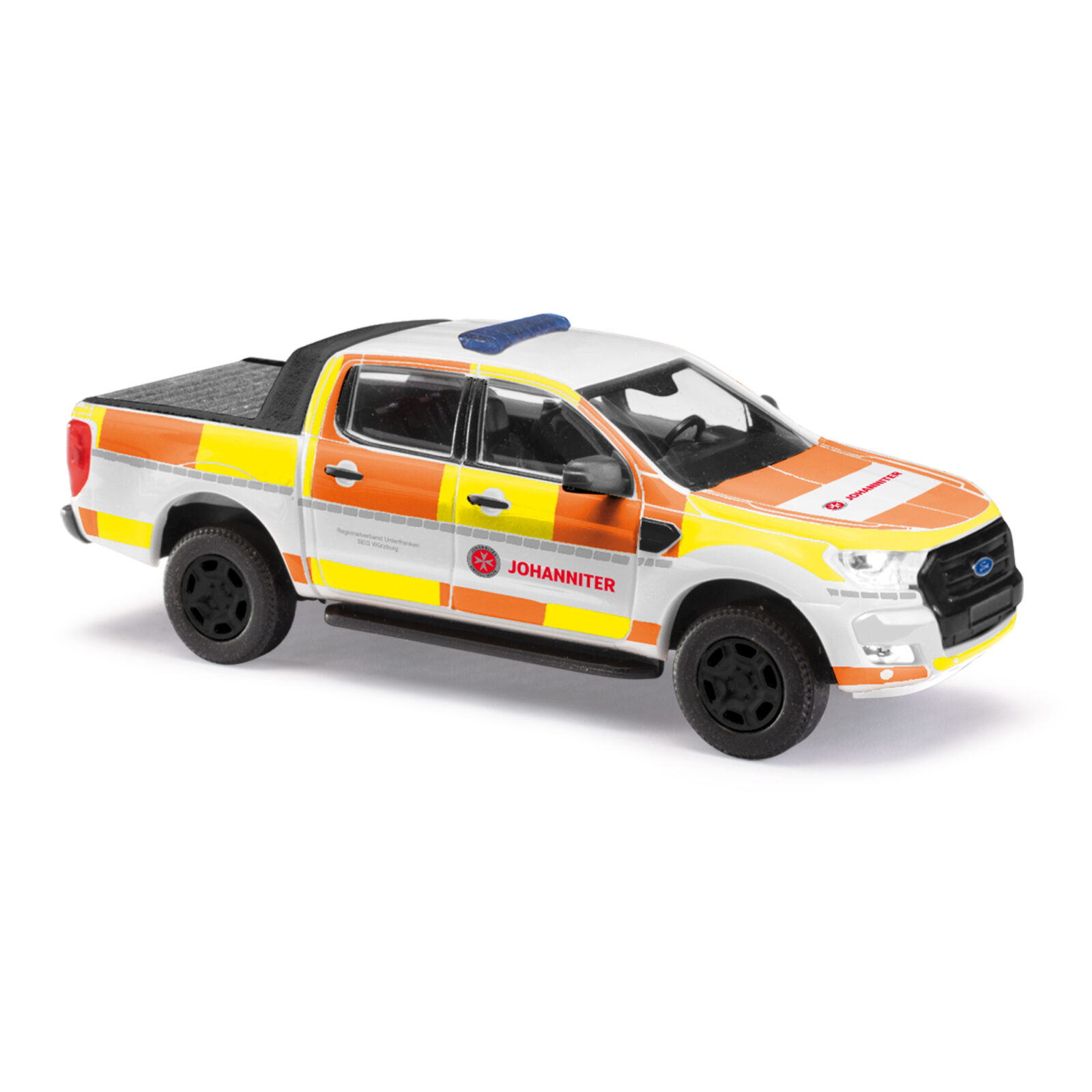 Ford Ranger Johanniter WÜ Scala H0 DS Modellismo Ford Ranger Johanniter WÜ scala H0 Busch