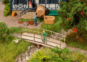 Piccolo Ponte di legno scala H0 Faller