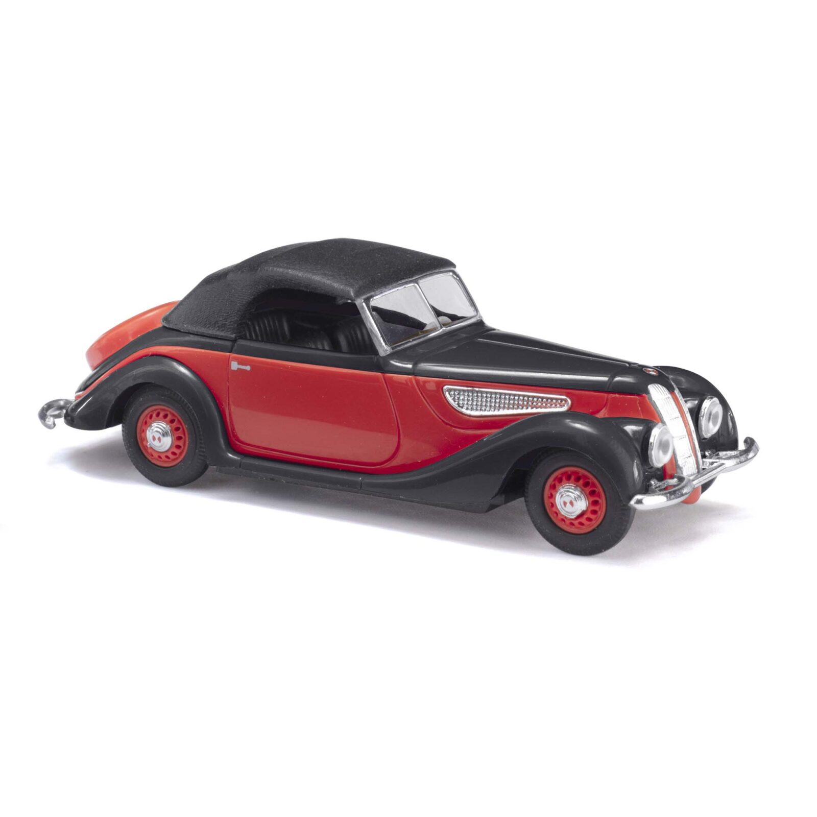 EMW 327 Cabrio - Rosso Scala H0 DS Modellismo EMW 327 Cabrio Rosso scala H0 Busch