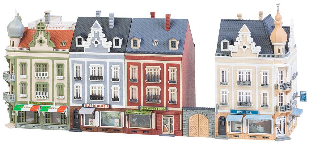 Fila di case cittadine Beethovenstrasse Scala N DS Modellismo Fila di case cittadine scala N
