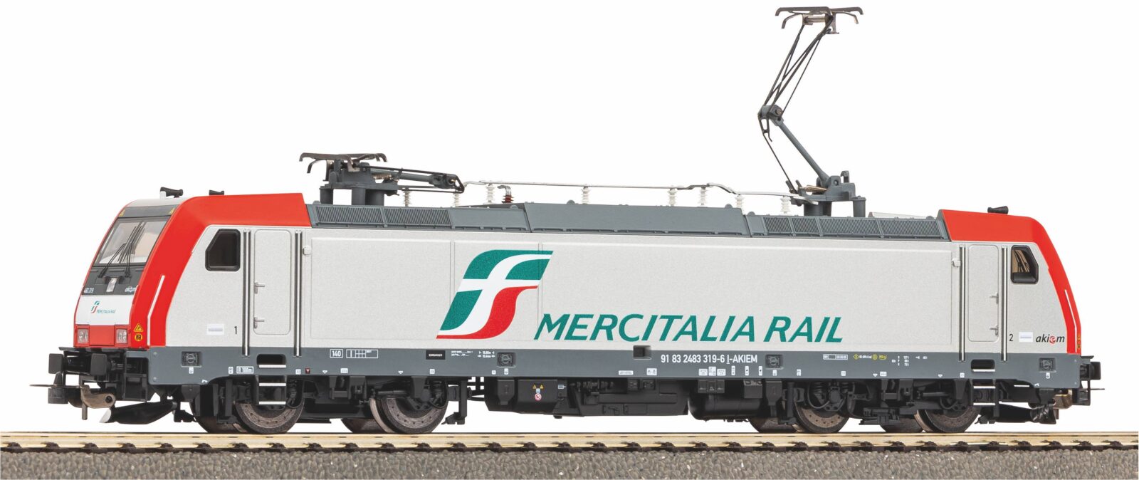 Locomotiva Elettrica / Sound E.483 Mercitalia Epoca VI - Versione C.A. Scala H0 DS Modellismo Locomotiva Elettrica / Sound E.483 scala H0