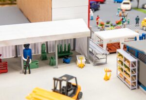 Set decorazione interni negozio fai scala H0
