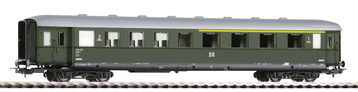 Carrozza passeggeri AB4ümle 1° / 2° classe DR Epoca III Scala H0 DS Modellismo Carrozza passeggeri AB4ümle 1° / 2° scala H0