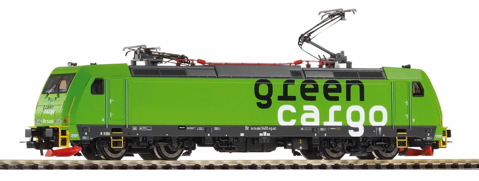 Locomotiva elettrica Gruppo 5400 Green Cargo DK Epoca VI Scala H0 DS Modellismo Locomotiva elettrica Gruppo 5400 scala H0